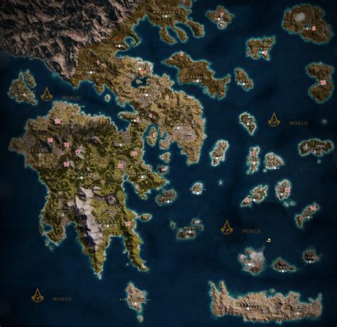 mapa assassin's creed odyssey.